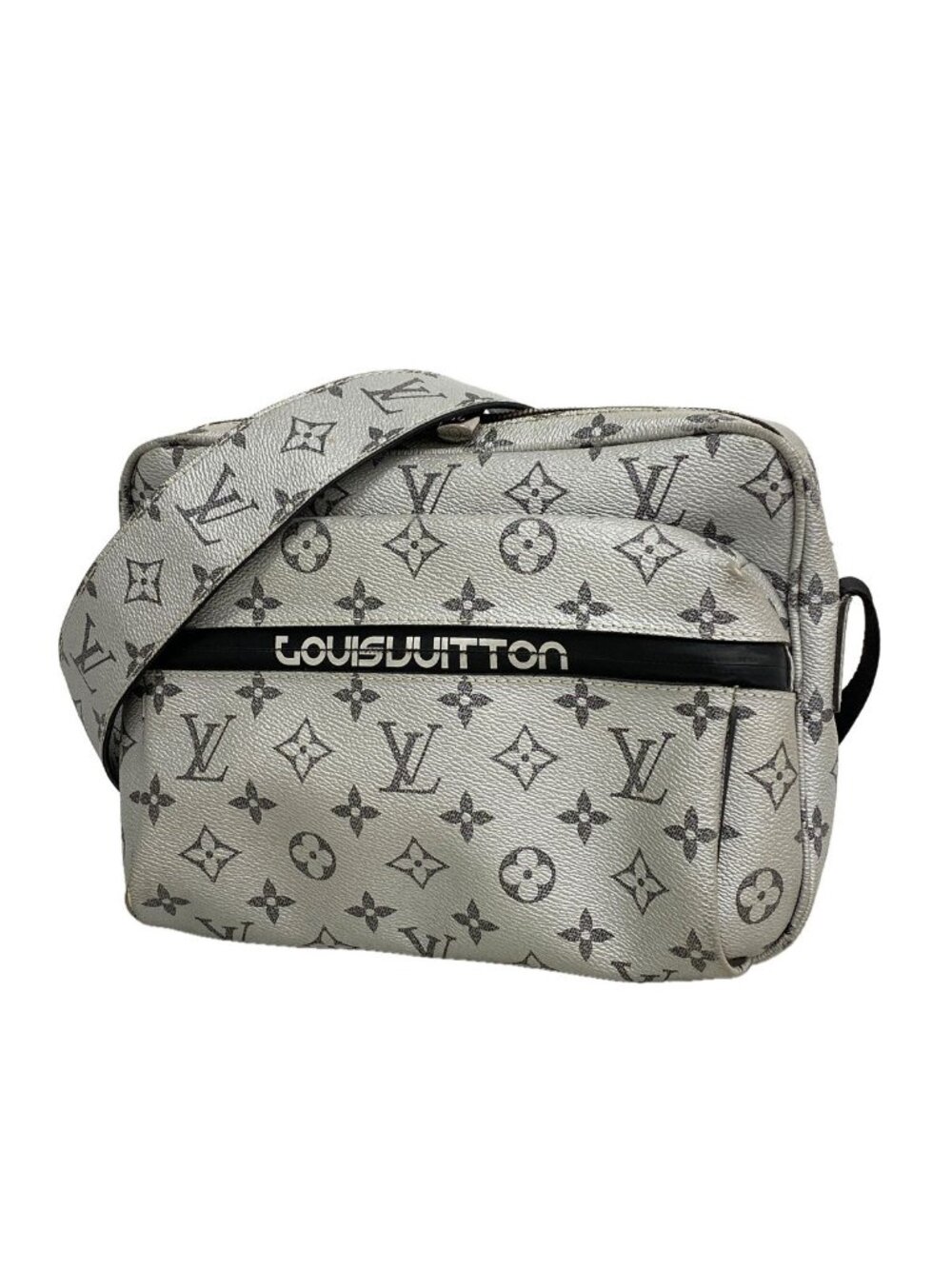 Louis Vuitton Shoulder Bag Monogram Reflect Messenger PM Silver